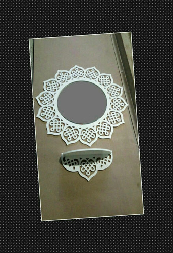 آینه چندمنظوره طرح اسلیمی با کنسول ارتفاع 61 سانت