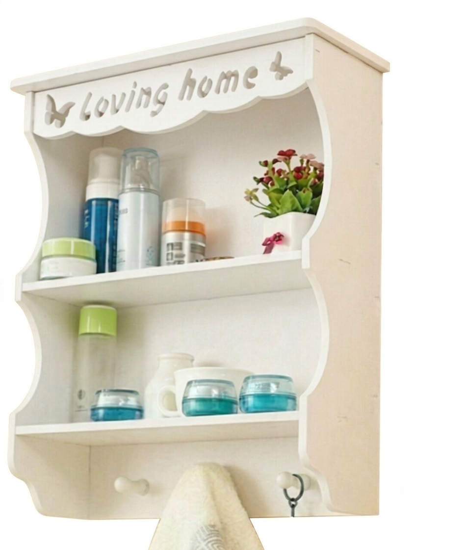 شلف دیواری طرح Loving home ارتفاع 81 سانت