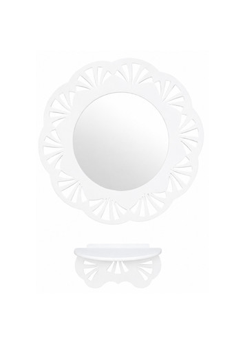 آینه چندمنظوره طرح گل با کنسول قطر 54 سانت